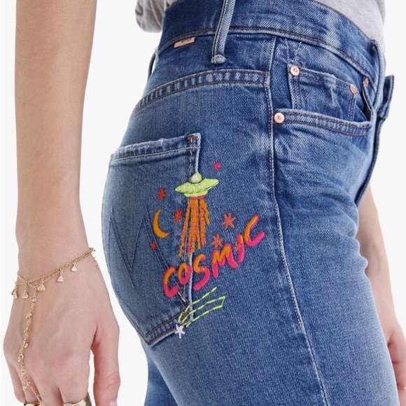 MOTHER Denim - MOTHER • The Insider Ankle Fray in “Beyond the Sky”